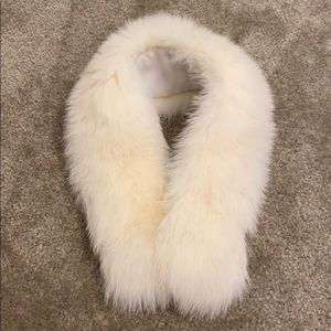 Luxury scarf in Plush fox fur